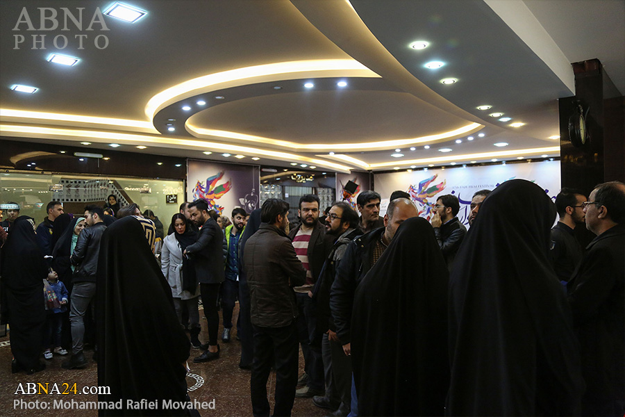 گزارش تصویری/ اکران فیلم‌های سی و هفتمین جشنواره فجر در قـم