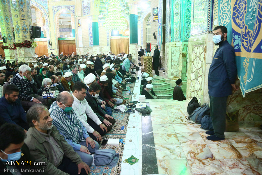 گزارش تصویری/ اقامه نماز صبح نیمه شعبان در مسجد مقدس جمکران 